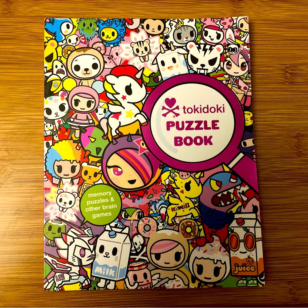 Tokidoki Puzzle Book | Memory Puzzles & Other Brain Games | Fun Activity Book